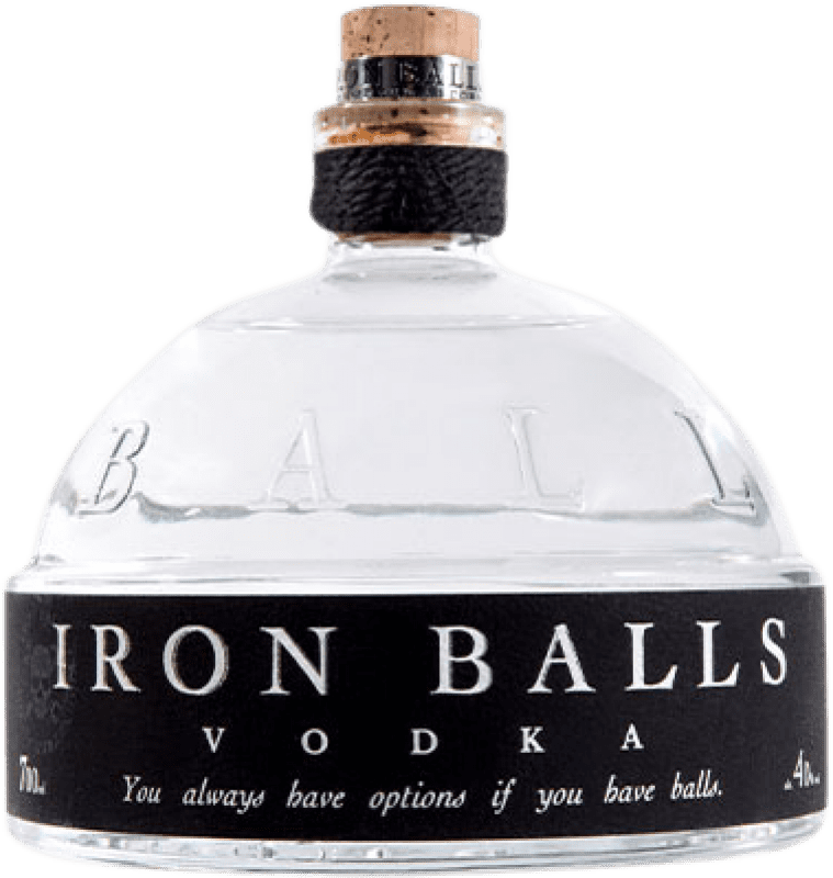 46,95 € Spedizione Gratuita | Vodka Sutton & Co Iron Balls Germania Bottiglia 70 cl