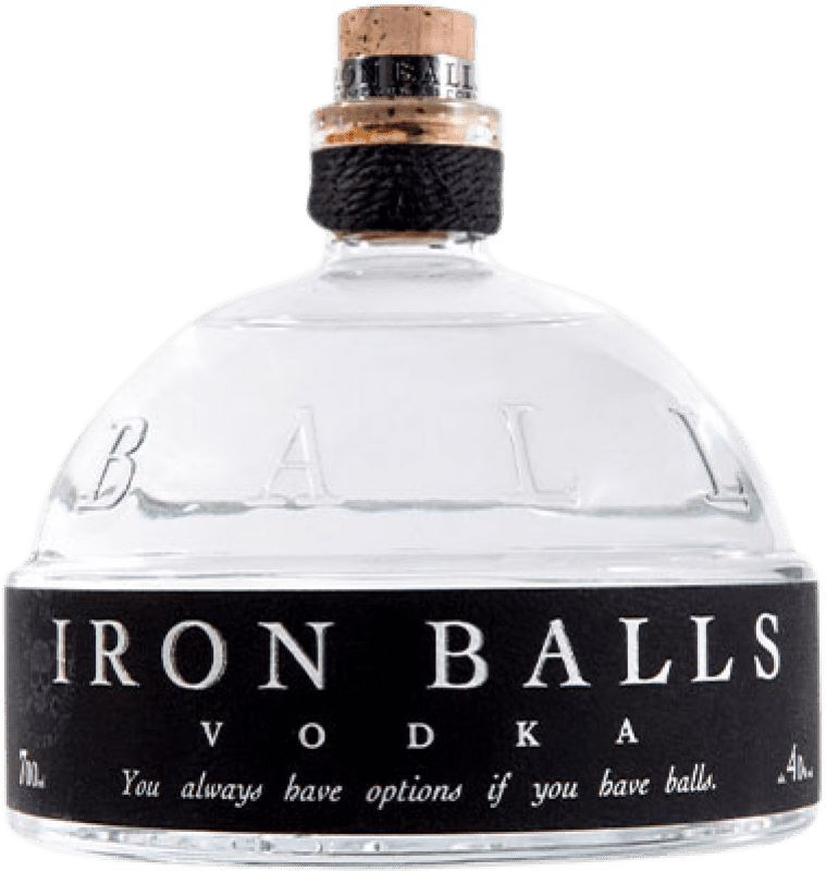25,95 € Kostenloser Versand | Wodka Sutton & Co Iron Balls Deutschland 70 cl