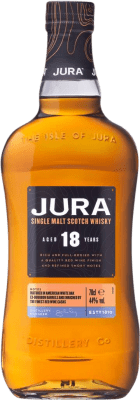 107,95 € Envio grátis | Whisky Single Malt Isle of Jura Escócia Reino Unido 18 Anos Garrafa 70 cl