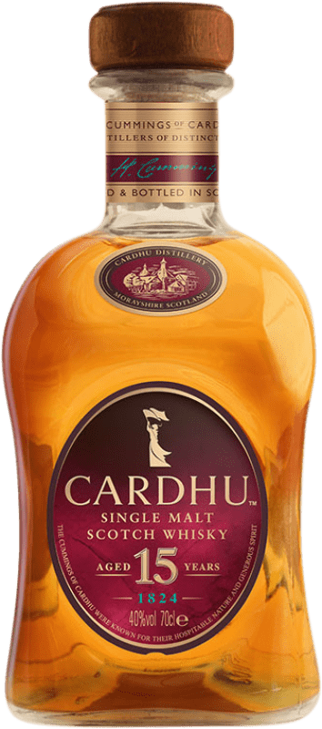 86,95 € Envoi gratuit | Single Malt Whisky Cardhu Ecosse Royaume-Uni 15 Ans Bouteille 70 cl