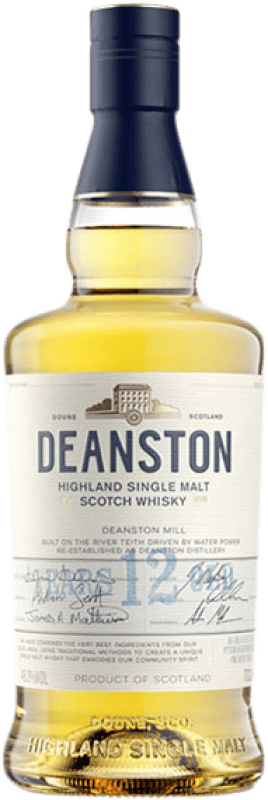 58,95 € Kostenloser Versand | Whiskey Single Malt Deanston Schottland Großbritannien 12 Jahre Flasche 70 cl