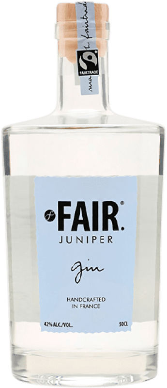 61,95 € Envio grátis | Gin Fair Juniper Gin França Garrafa Medium 50 cl