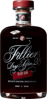 39,95 € Free Shipping | Gin Gin Filliers Sloe Dry Gin 28 Belgium Medium Bottle 50 cl