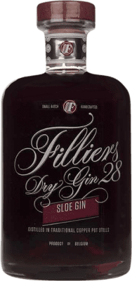 39,95 € Бесплатная доставка | Джин Gin Filliers Sloe Dry Gin 28 Бельгия бутылка Medium 50 cl