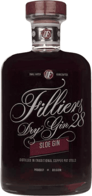 39,95 € Envío gratis | Ginebra Filliers Sloe Dry Gin 28 Bélgica Botella Medium 50 cl