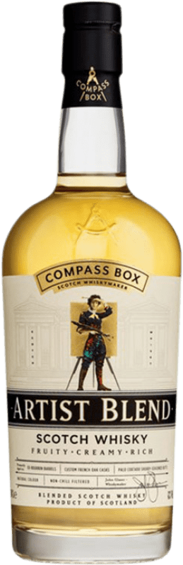 54,95 € 免费送货 | 威士忌混合 Compass Box Artist Scotch 苏格兰 英国 瓶子 70 cl