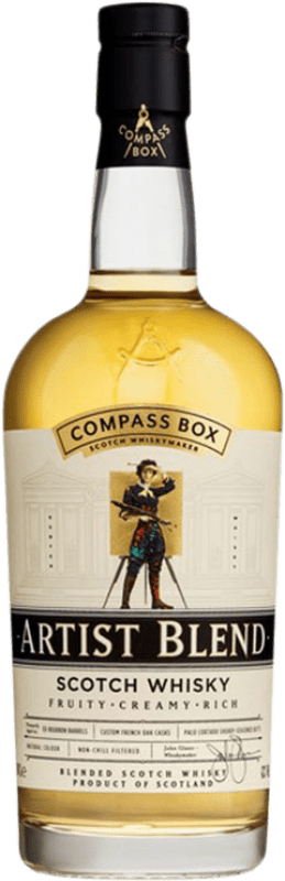53,95 € Kostenloser Versand | Blended Whisky Compass Box Artist Schottland Großbritannien 70 cl