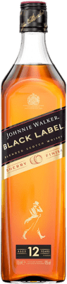 46,95 € 免费送货 | 威士忌混合 Johnnie Walker Black Label Sherry Finish 苏格兰 英国 12 岁 瓶子 70 cl
