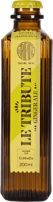 17,95 € Spedizione Gratuita | Scatola da 4 unità Bibite e Mixer MG Le Tribute Ginger Ale Spagna Piccola Bottiglia 20 cl