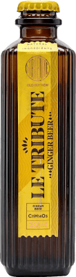 14,95 € Envío gratis | Caja de 4 unidades Refrescos y Mixers MG Le Tribute Ginger Beer Botellín 20 cl