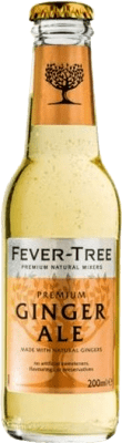 5,95 € 送料無料 | 4個入りボックス 飲み物とミキサー Fever-Tree Premium Ginger Ale 小型ボトル 20 cl