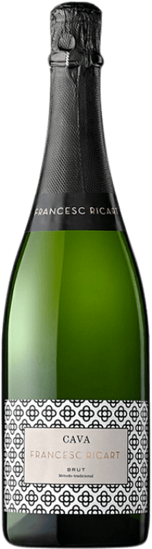 9,95 € Envoi gratuit | Blanc mousseux Vintae Francesc Ricart Brut D.O. Cava Catalogne Espagne Macabeo, Xarel·lo, Parellada Bouteille 75 cl