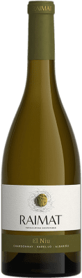 15,95 € 免费送货 | 白酒 Raimat El Niu 岁 D.O. Costers del Segre 加泰罗尼亚 西班牙 Xarel·lo, Chardonnay, Albariño 瓶子 75 cl