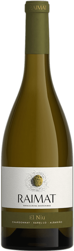 16,95 € Envoi gratuit | Vin Blanc Raimat El Niu Crianza D.O. Costers del Segre Catalogne Espagne Xarel·lo, Chardonnay, Albariño — Albarinho Bouteille 75 cl