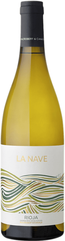 14,95 € Spedizione Gratuita | Vino bianco MacRobert & Canals La Nave Blanco D.O.Ca. Rioja La Rioja Spagna Viura, Grenache Bianca Bottiglia 75 cl