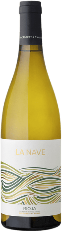 12,95 € Envío gratis | Vino blanco MacRobert & Canals La Nave Blanco D.O.Ca. Rioja La Rioja España Viura, Garnacha Blanca Botella 75 cl