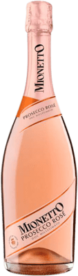 9,95 € Envio grátis | Espumante rosé Mionetto Prestige Rosé Extra Seco D.O.C. Prosecco Itália Pinot Preto, Glera Garrafa 75 cl