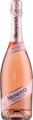 12,95 € Envio grátis | Espumante rosé Mionetto Prestige Rosé Extra Seco D.O.C. Prosecco Itália Pinot Preto, Glera Garrafa 75 cl