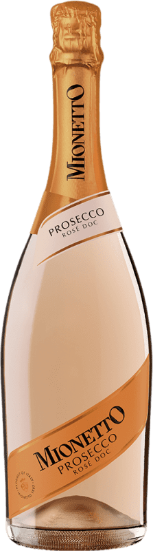 12,95 € Kostenloser Versand | Rosé Sekt Mionetto Prestige Rosé Extra Trocken D.O.C. Prosecco Italien Spätburgunder, Glera Flasche 75 cl