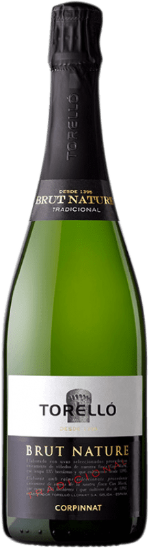 17,95 € Free Shipping | White Sparkling Wine Torelló Brut Nature Traditional Corpinnat Spain Macabeo, Xarel·lo, Parellada Eco — Organic Bottle 75 cl