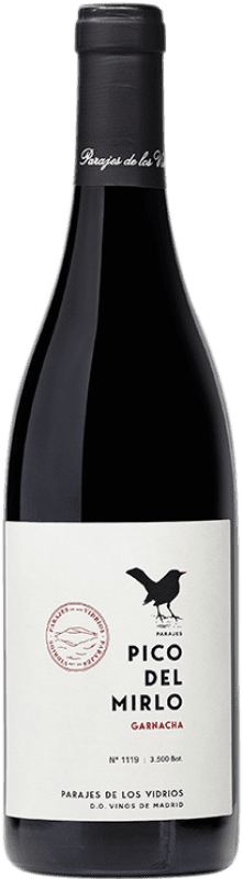 27,95 € Free Shipping | Red Wine Parajes de Los Vidrios Pico del Mirlo D.O. Vinos de Madrid Madrid's community Spain Garnacha — Grenache Bottle 75 cl