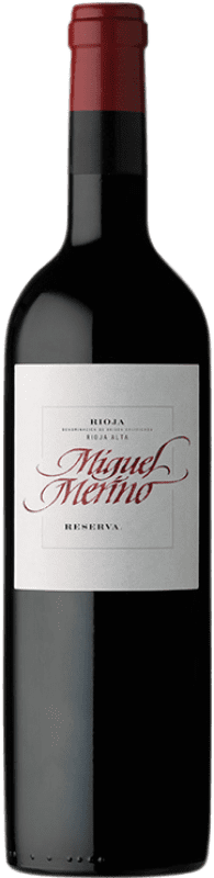 29,95 € Envio grátis | Vinho tinto Miguel Merino Reserva D.O.Ca. Rioja La Rioja Espanha Tempranillo, Graciano Garrafa 75 cl