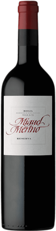 31,95 € Spedizione Gratuita | Vino rosso Miguel Merino Riserva D.O.Ca. Rioja La Rioja Spagna Tempranillo, Graciano Bottiglia 75 cl