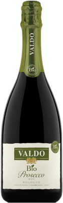16,95 € 送料無料 | 白のスパークリングワイン Valdo Brut — ブリュット D.O.C. Prosecco イタリア Glera — グレラ Bio — Eco エコ ビオ オーガニック 75 cl
