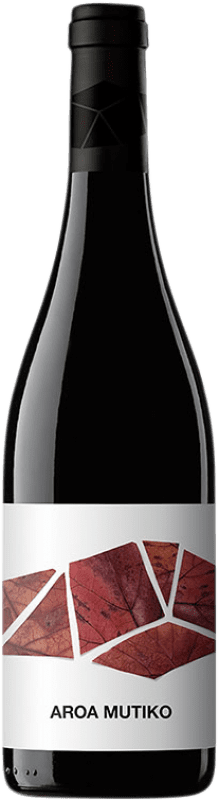12,95 € Free Shipping | Red wine Vintae Aroa Mutiko D.O. Navarra Navarre Spain Grenache Organic Bottle 75 cl