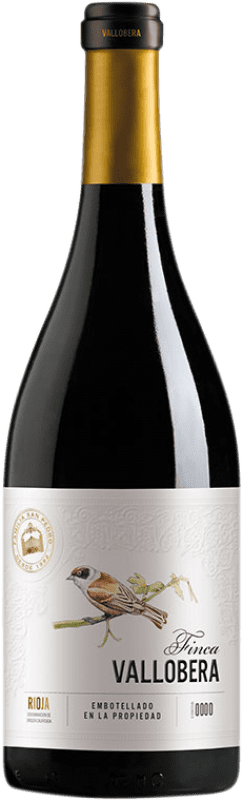 19,95 € Envío gratis | Vino tinto Vallobera D.O.Ca. Rioja La Rioja España Tempranillo Botella 75 cl