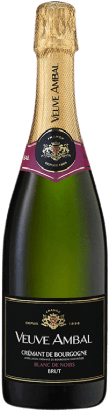 29,95 € Free Shipping | White Sparkling Wine Veuve Ambal Blanc de Noirs A.O.C. Crémant de Bourgogne Burgundy France Pinot Noir, Gamay Bottle 75 cl