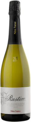 11,95 € Envoi gratuit | Vin Mousseux Blanc Nino Franco Rustico D.O.C.G. Prosecco di Conegliano-Valdobbiadene Trévise Italie Glera Bouteille 75 cl