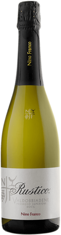 11,95 € Бесплатная доставка | Белое игристое вино Nino Franco Rustico D.O.C.G. Prosecco di Conegliano-Valdobbiadene Treviso Италия Glera — Глера Бутылка 75 cl