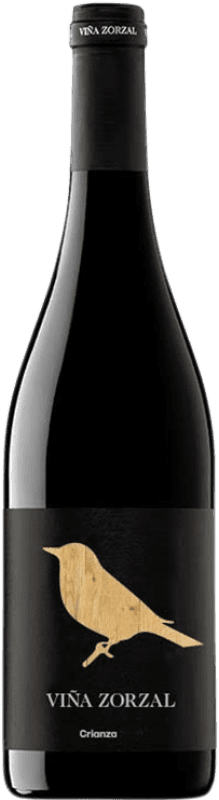 12,95 € Envio grátis | Vinho Tinto Viña Zorzal Crianza D.O. Navarra Navarra Espanha Garnacha — Grenache 75 cl