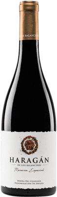 24,95 € Spedizione Gratuita | Vino Rosso Pago Los Balancines Haragán Riserva D.O. Ribera del Duero Estremadura Spagna Garnacha — Grenache, Tinta Roriz Bottiglia 75 cl