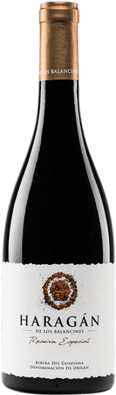 42,95 € Free Shipping | Red wine Pago Los Balancines Haragán Reserve D.O. Ribera del Duero Estremadura Spain Grenache Tintorera, Tinta Roriz Bottle 75 cl