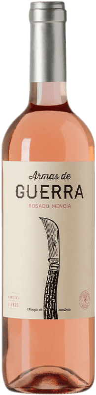 6,95 € Spedizione Gratuita | Vino Rosato Guerra Armas D.O. Bierzo Castilla y León Spagna Mencía Bottiglia 75 cl