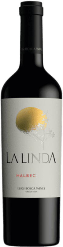 11,95 € Бесплатная доставка | Красное вино Luigi Bosca La Linda I.G. Mendoza Мендоса Аргентина Malbec бутылка 75 cl