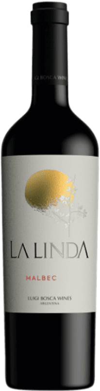 12,95 € Envio grátis | Vinho tinto Luigi Bosca La Linda I.G. Mendoza Mendoza Argentina Malbec Garrafa 75 cl