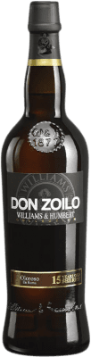 16,95 € Kostenloser Versand | Likörwein Williams & Humbert Don Zoilo Oloroso, Fino en Rama — Ungefiltert D.O. Jerez-Xérès-Sherry Andalusien Spanien Palomino Fino 15 Jahre 75 cl
