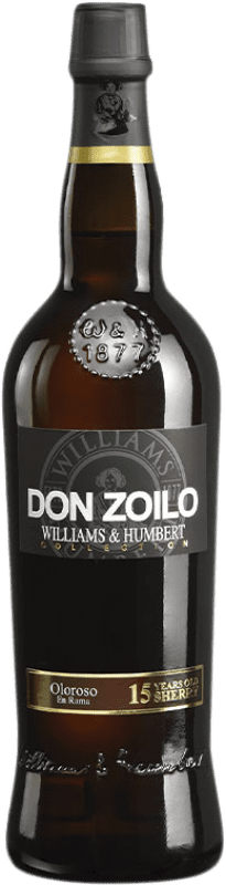 15,95 € Kostenloser Versand | Süßer Wein Williams & Humbert Don Zoilo Oloroso en Rama D.O. Jerez-Xérès-Sherry Andalusien Spanien Palomino Fino 15 Jahre Flasche 75 cl