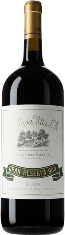 188,95 € 免费送货 | 红酒 Rioja Alta 904 大储备 D.O.Ca. Rioja 拉里奥哈 西班牙 瓶子 Magnum 1,5 L