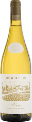 84,95 € Envío gratis | Vino blanco Ntra. Sra. de Remelluri Crianza D.O.Ca. Rioja La Rioja España Garnacha Blanca, Roussanne, Moscato, Viognier, Chardonnay, Sauvignon Blanca, Marsanne Botella 75 cl