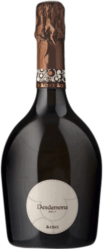 8,95 € 送料無料 | 白スパークリングワイン Ceci Desdemona Brut 若い D.O.C. Italy イタリア Pinot White ボトル 75 cl