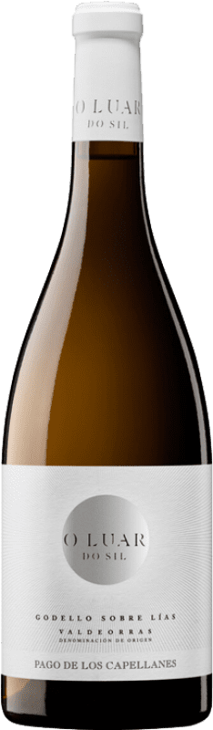 24,95 € Бесплатная доставка | Белое вино Pago de los Capellanes O Luar do Sil Sobre Lías старения D.O. Valdeorras Галисия Испания Godello бутылка 75 cl