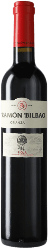 8,95 € Бесплатная доставка | Красное вино Ramón Bilbao старения D.O.Ca. Rioja Ла-Риоха Испания Tempranillo бутылка Medium 50 cl