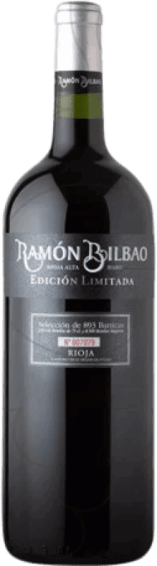 24,95 € Free Shipping | Red wine Ramón Bilbao Edicion Limitada Crianza D.O.Ca. Rioja The Rioja Spain Tempranillo Magnum Bottle 1,5 L
