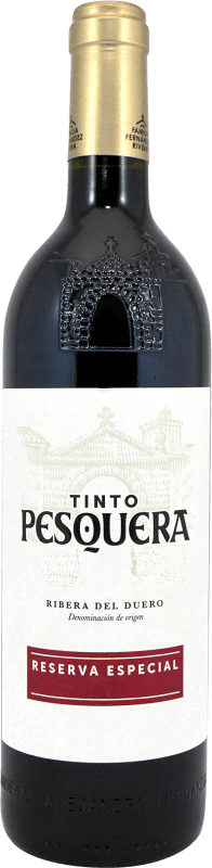32,95 € Бесплатная доставка | Красное вино Pesquera Especial Резерв D.O. Ribera del Duero Кастилия-Леон Испания Tempranillo бутылка 75 cl