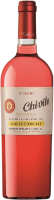 44,95 € 免费送货 | 玫瑰酒 Chivite Colección 125 年轻的 D.O. Navarra 纳瓦拉 西班牙 Tempranillo, Grenache 瓶子 75 cl