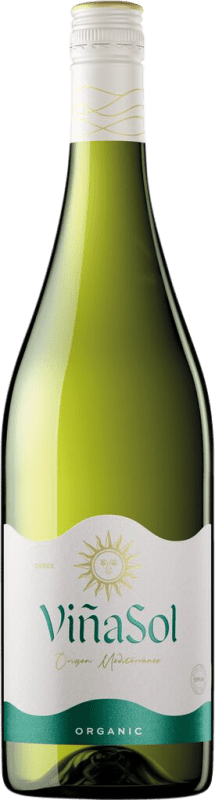 8,95 € 送料無料 | 白ワイン Torres Viña Sol ドライ 若い D.O. Catalunya カタロニア スペイン Parellada 有機 ボトル 75 cl